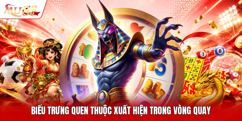 Biểu trưng quen thuộc xuất hiện trong vòng quay